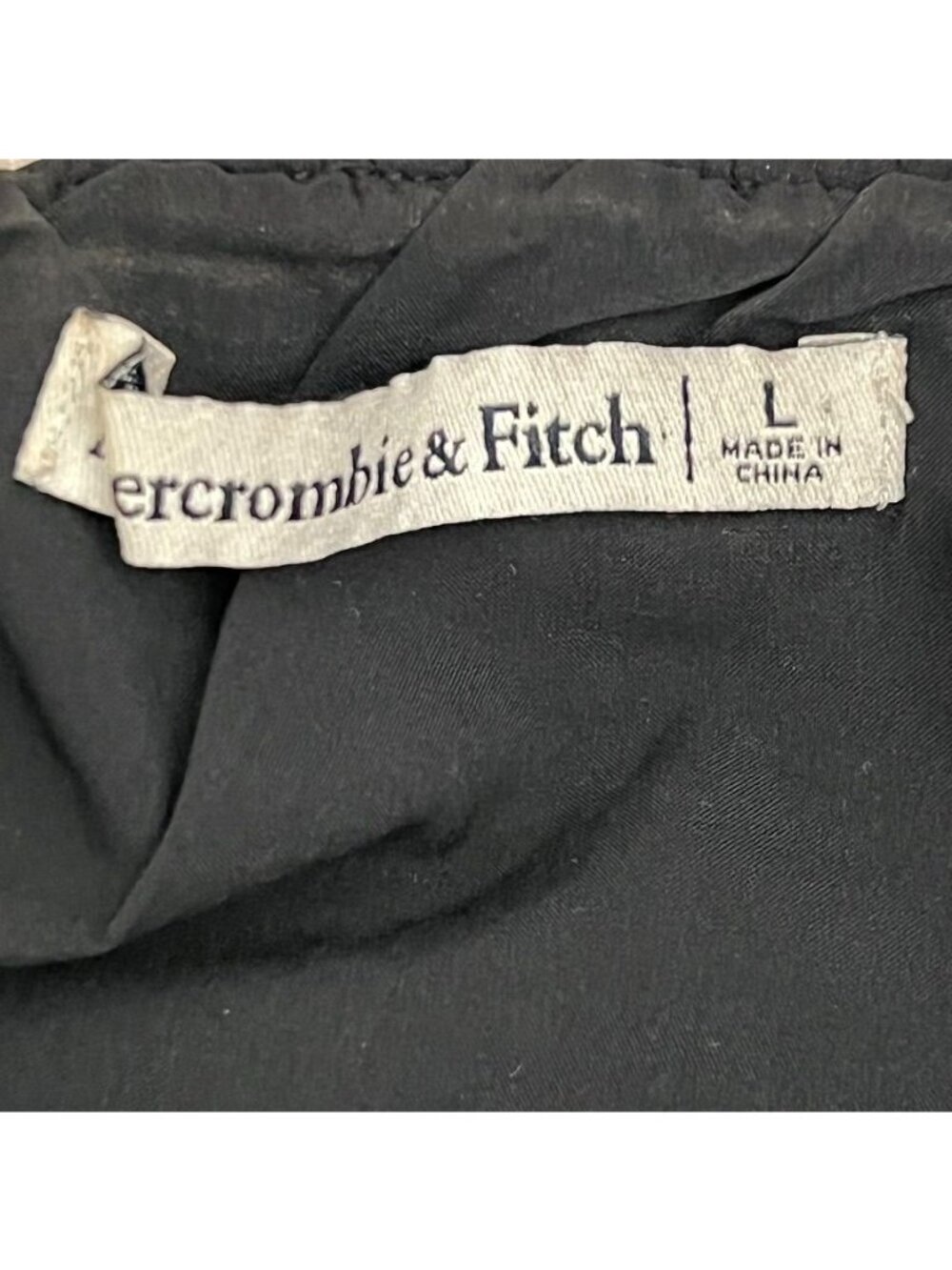 Abercrombie & Fitch Womens L Top Houndstooth Corset Inspired Crop Black White - Picture 6 of 11